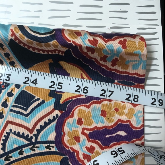 Paisley Print Wide-Leg Pants - Picture 7 of 10